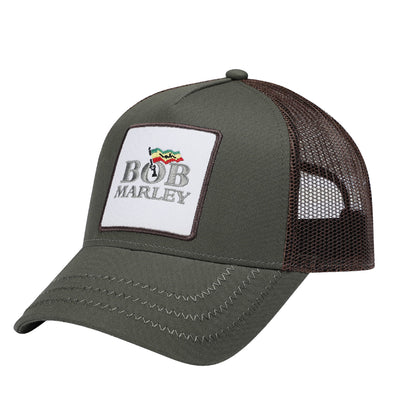 Green-Black - Side - Amplified Bob Marley Trucker Cap