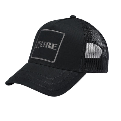 Black - Side - Amplified The Cure Trucker Cap