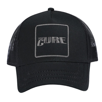 Black - Front - Amplified The Cure Trucker Cap