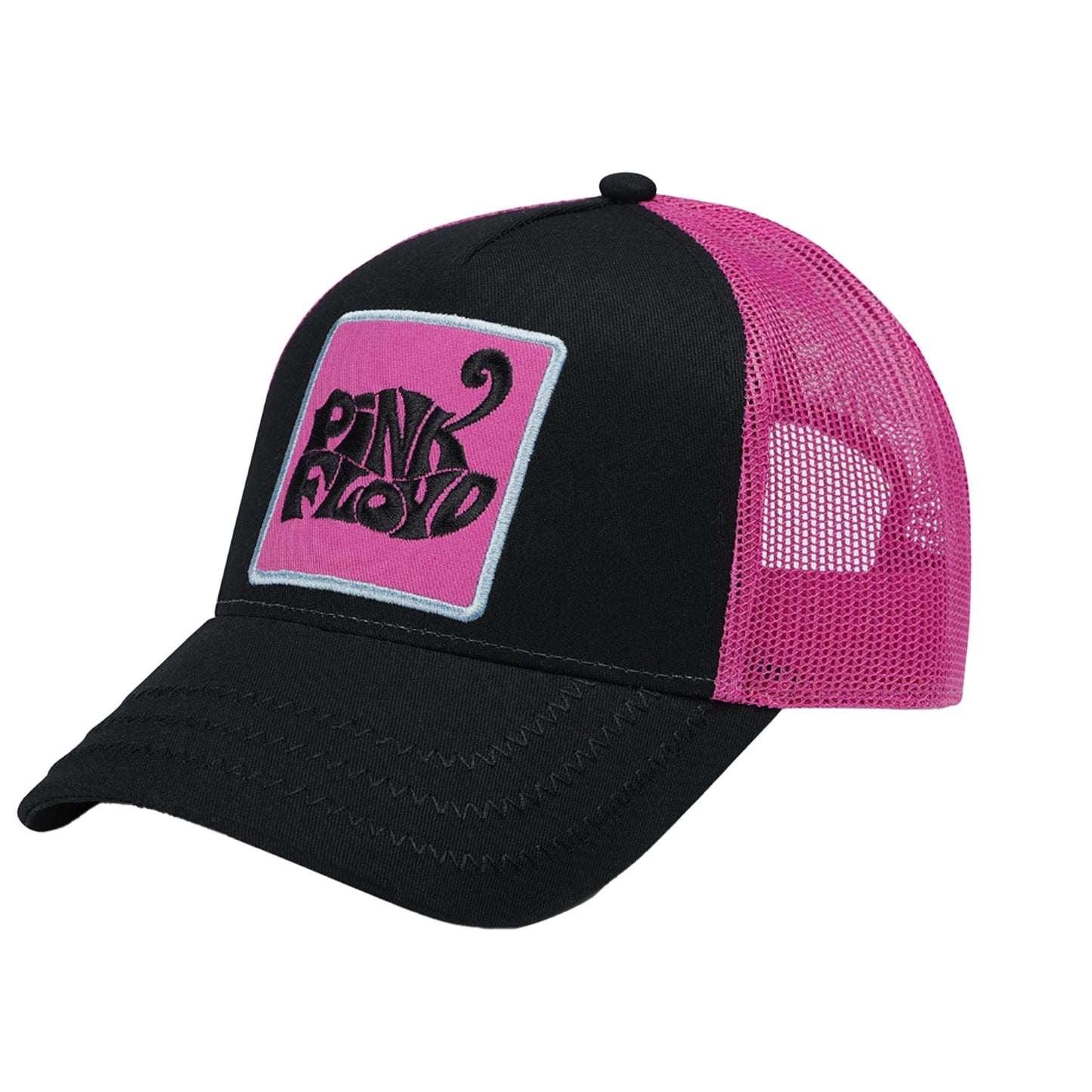 Black-Pink - Side - Amplified Pink Floyd Trucker Cap
