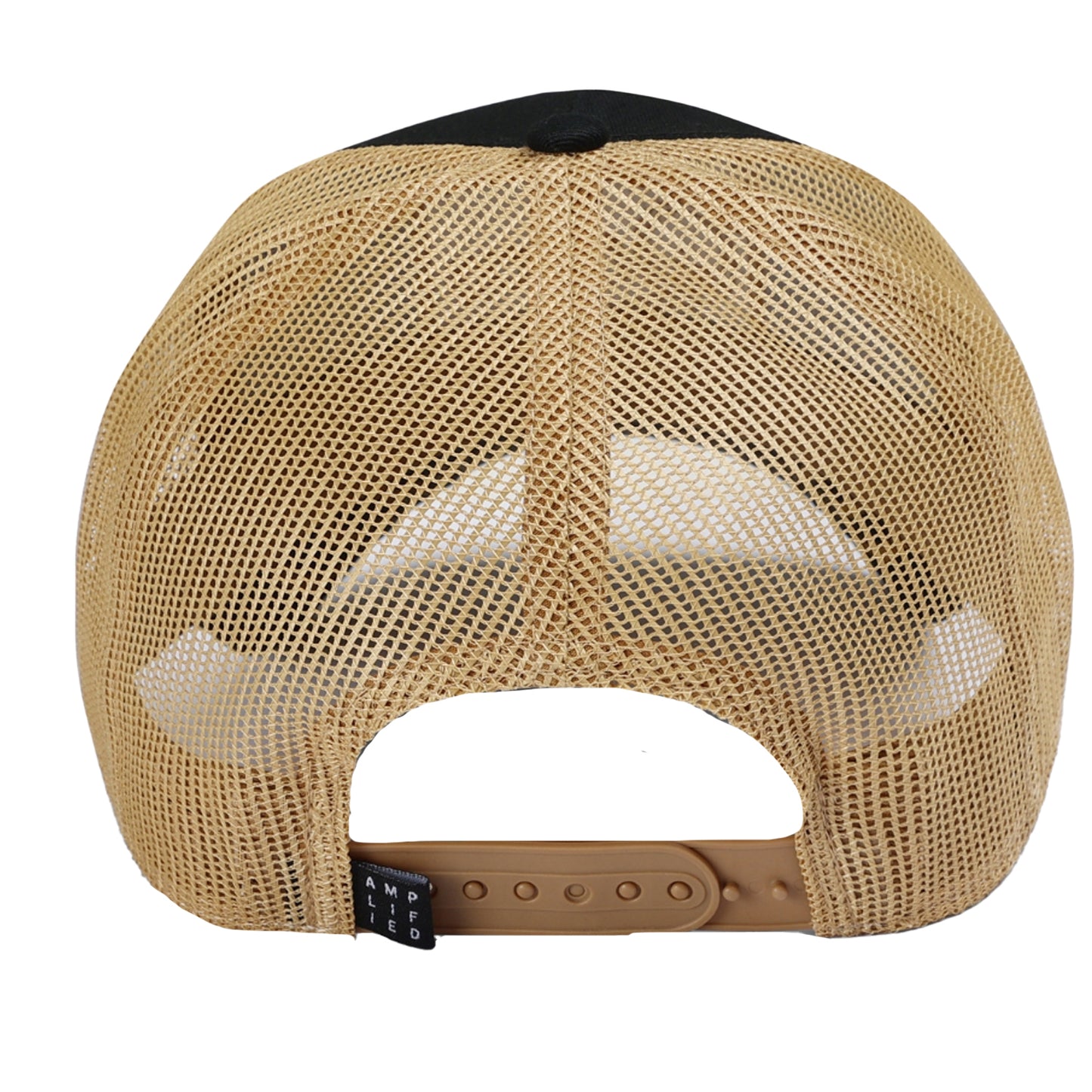 Black-Brown - Back - Amplified Queen Trucker Cap