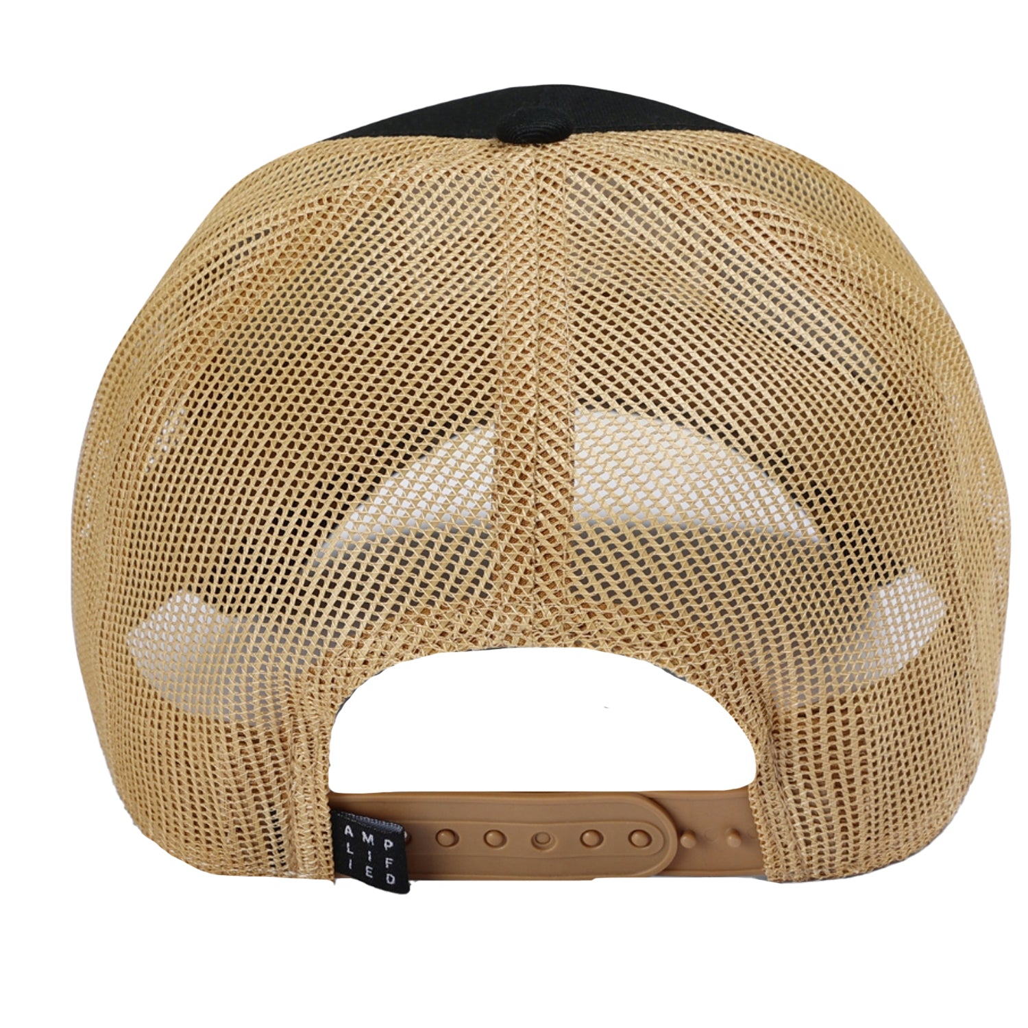 Black-Brown - Back - Amplified Queen Trucker Cap