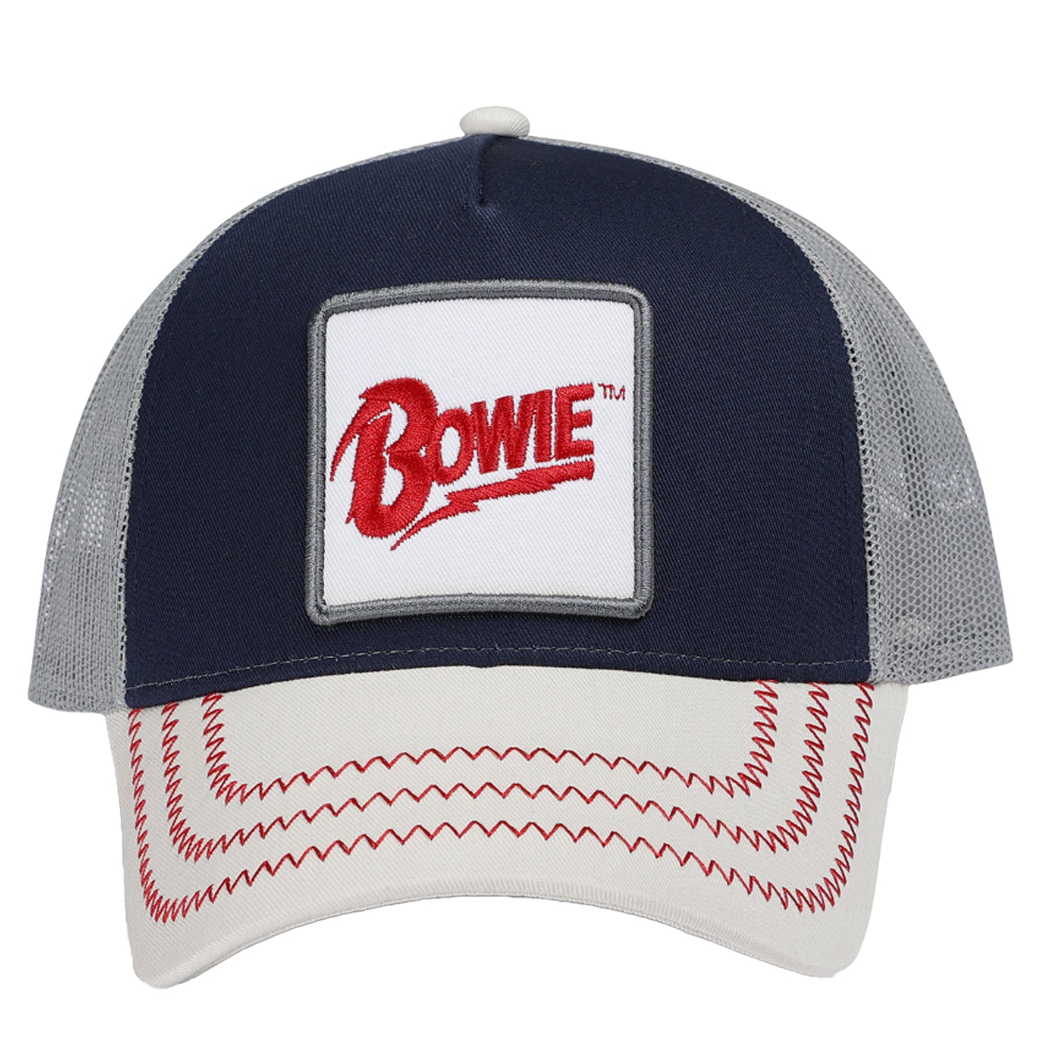 Grey-Black - Front - Amplified David Bowie Trucker Cap