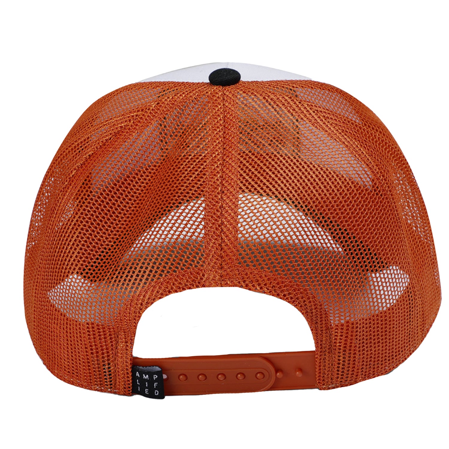 White-Orange-Black - Back - Amplified Guns N Roses Trucker Cap
