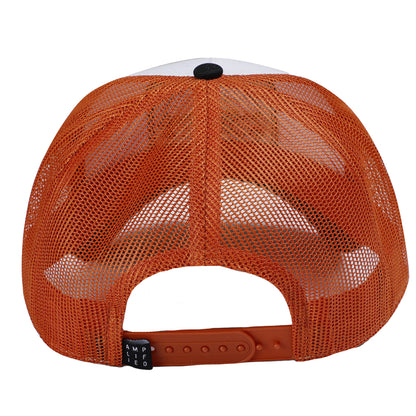 White-Orange-Black - Back - Amplified Guns N Roses Trucker Cap