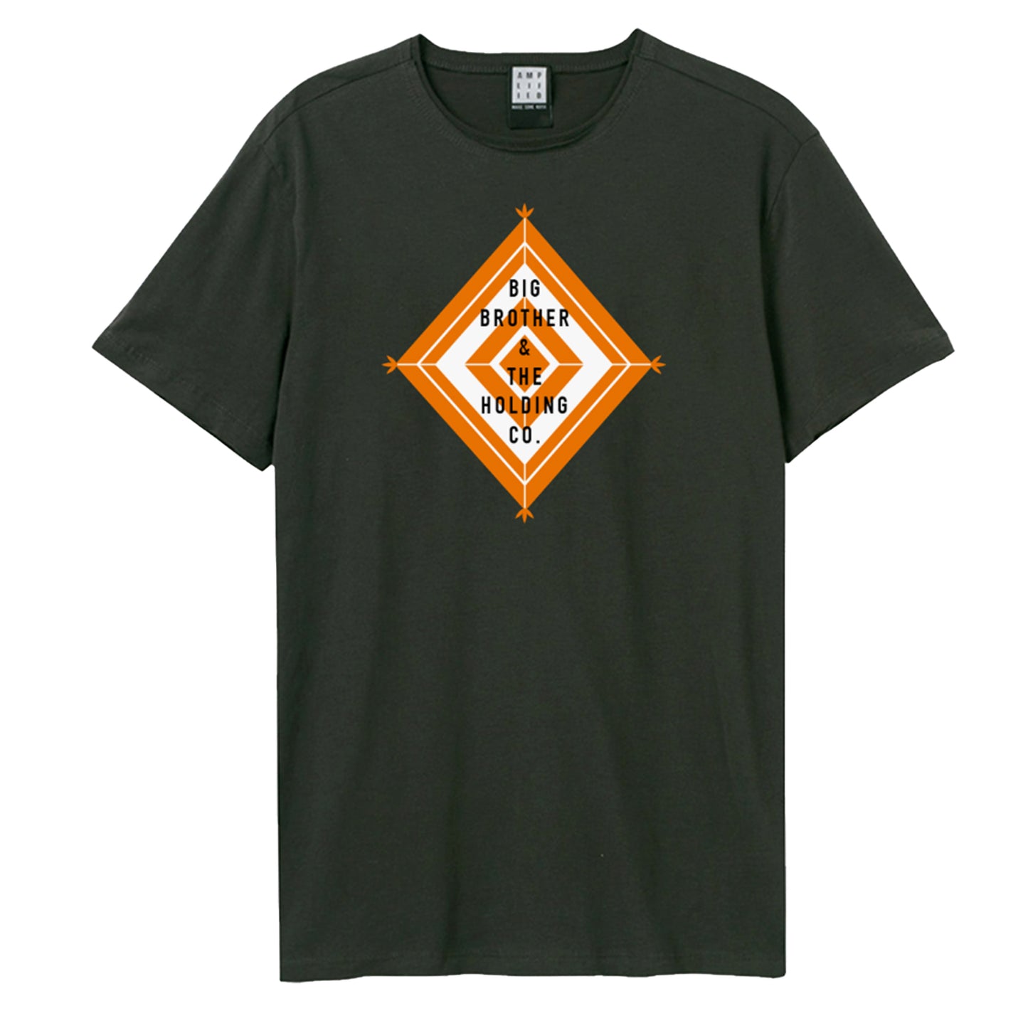Charcoal - Front - Amplified Unisex Adult Big Brother & The Holding Company Logo T-Shirt