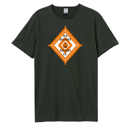 Charcoal - Front - Amplified Unisex Adult Big Brother & The Holding Company Logo T-Shirt