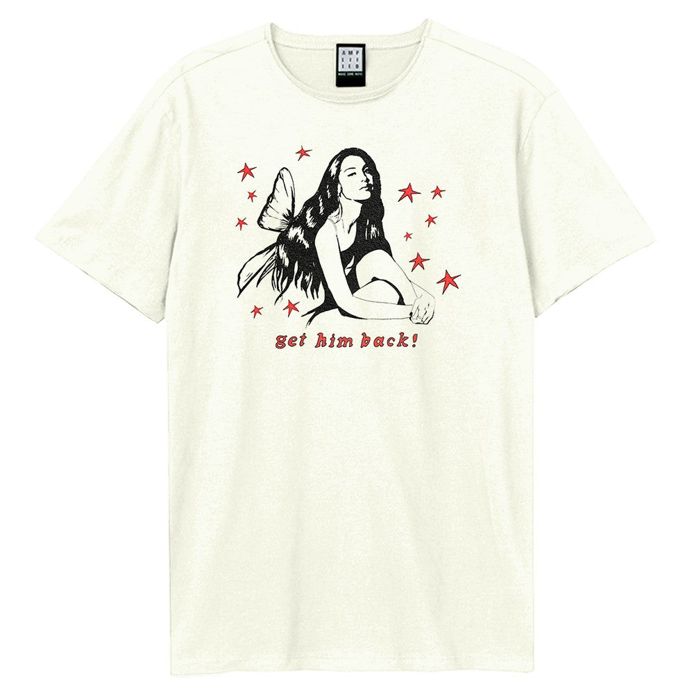 Vintage White - Front - Amplified Unisex Adult Get Him Back Olivia Rodrigo T-Shirt