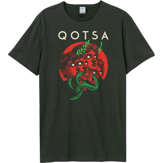 Charcoal - Front - Amplified Unisex Adult Serpent Goddess Queens Of The Stone Age T-Shirt