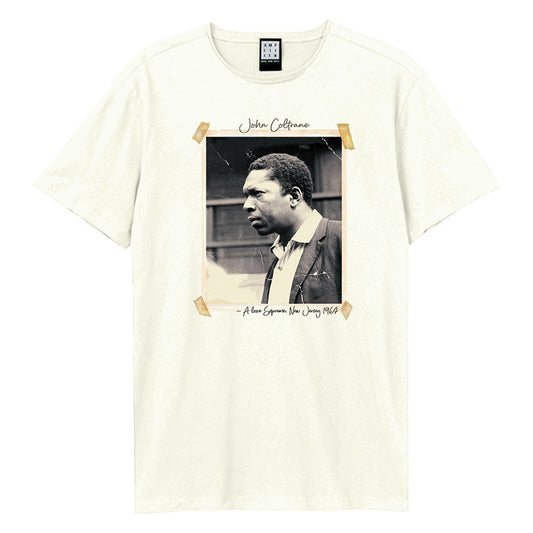 Vintage White - Front - Amplified Unisex Adult A Love Supreme John Coltrane T-Shirt