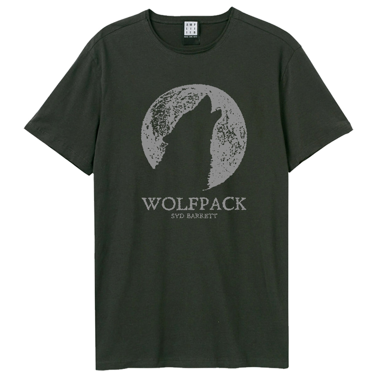 Charcoal - Front - Amplified Unisex Adult Wolfpack Syd Barrett T-Shirt