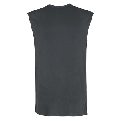 Charcoal - Back - Amplified Mens Serpent Triangle Queens Of The Stone Age Sleeveless Tank Top