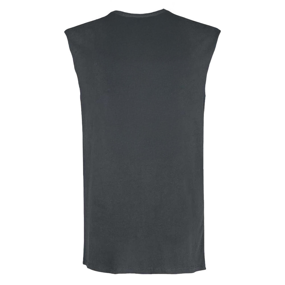 Charcoal - Back - Amplified Mens Crowd Black Sabbath Sleeveless Tank Top