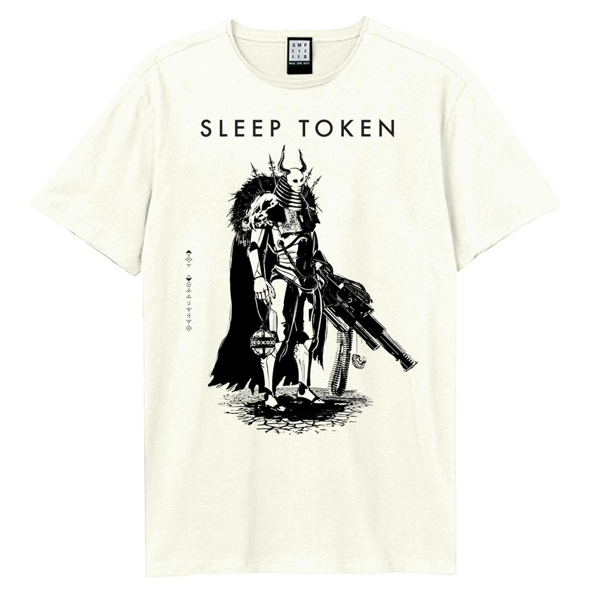 Vintage White - Front - Amplified Unisex Adult The Summoning Sleep Token T-Shirt