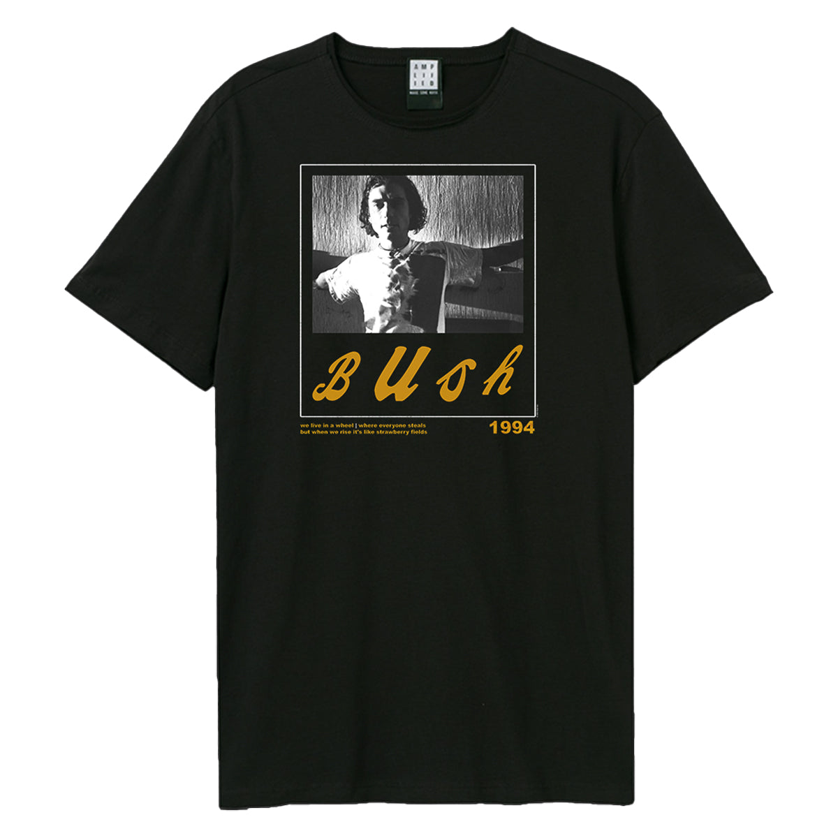 Black - Front - Amplified Unisex Adult 1994 Bush T-Shirt