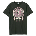 Charcoal - Front - Amplified Unisex Adult Psychadelic Cross Black Sabbath T-Shirt
