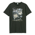 Charcoal - Front - Amplified Unisex Adult Snow Leopards The Hu T-Shirt