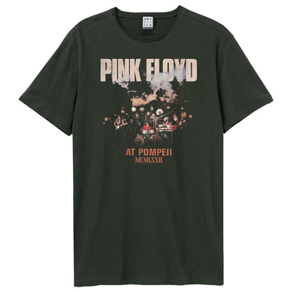 Charcoal - Front - Amplified Unisex Adult Pompeii Live Pink Floyd T-Shirt