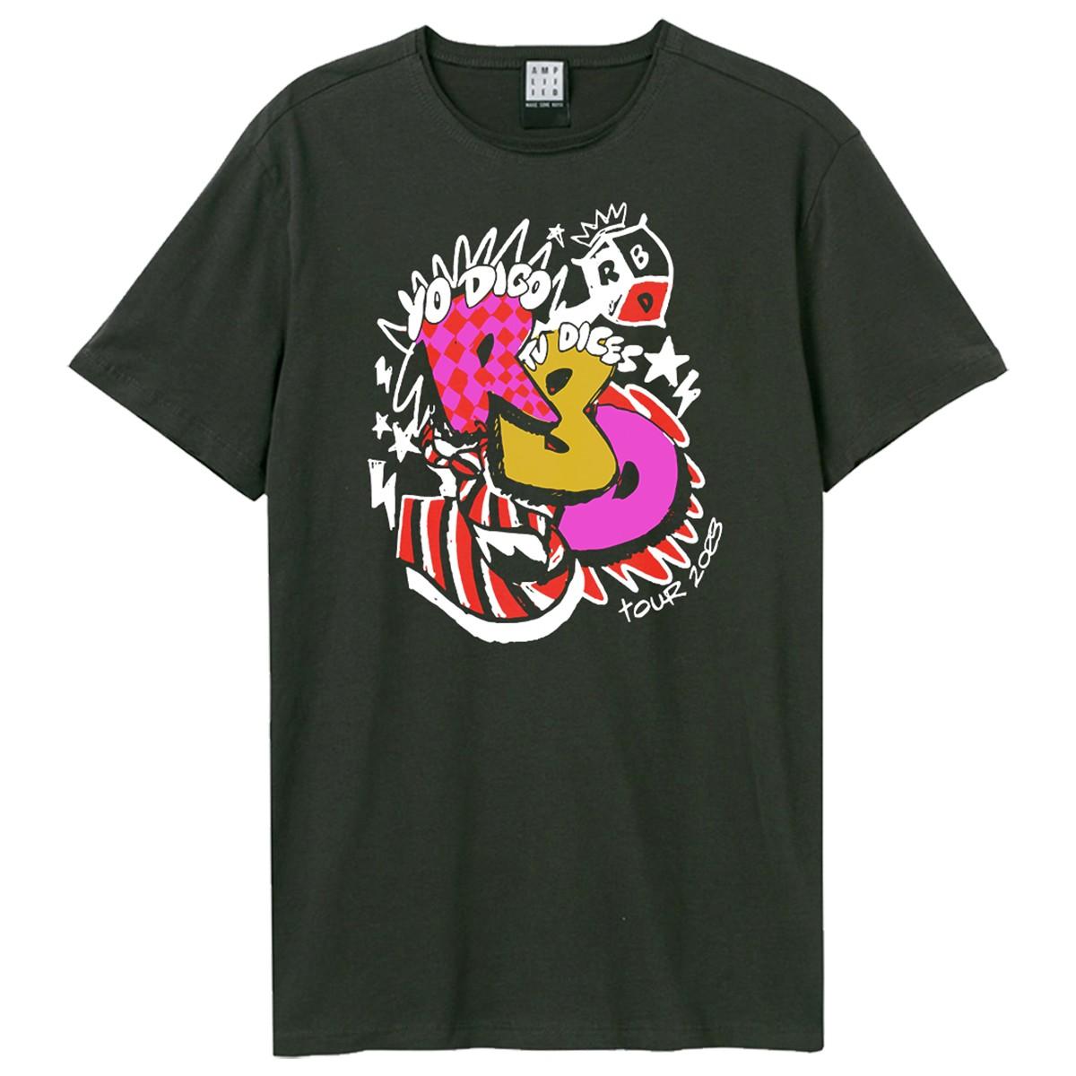 Charcoal - Front - Amplified Unisex Adult Yo Digo Tv Dices RBD T-Shirt
