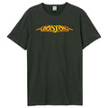 Charcoal - Front - Amplified Unisex Adult More Than A Feeling Boston Logo T-Shirt