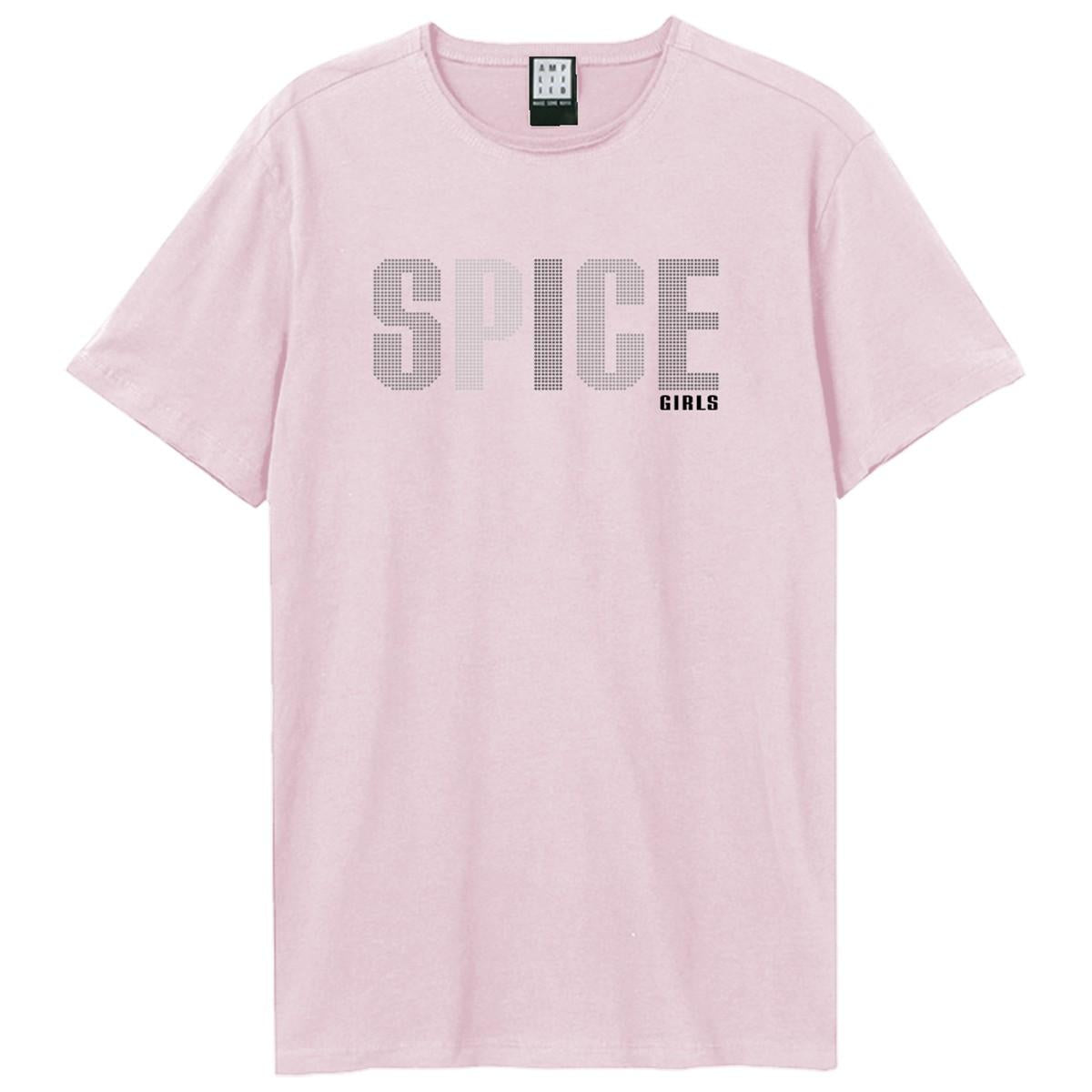 Pink 182 - Front - Amplified Unisex Adult Spice Girls Logo T-Shirt