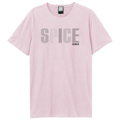 Pink 182 - Front - Amplified Unisex Adult Spice Girls Logo T-Shirt