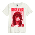 Vintage White - Front - Amplified Unisex Adult Kool Keef The Rolling Stones T-Shirt