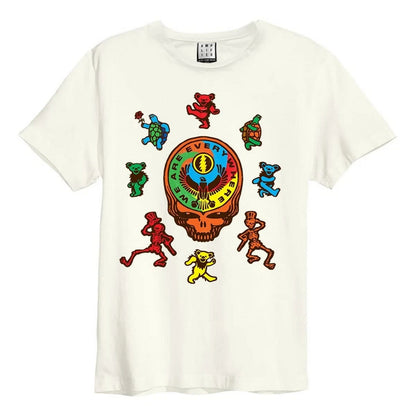 Vintage White - Front - Grateful Dead Unisex Adult We Are Everywhere T-Shirt