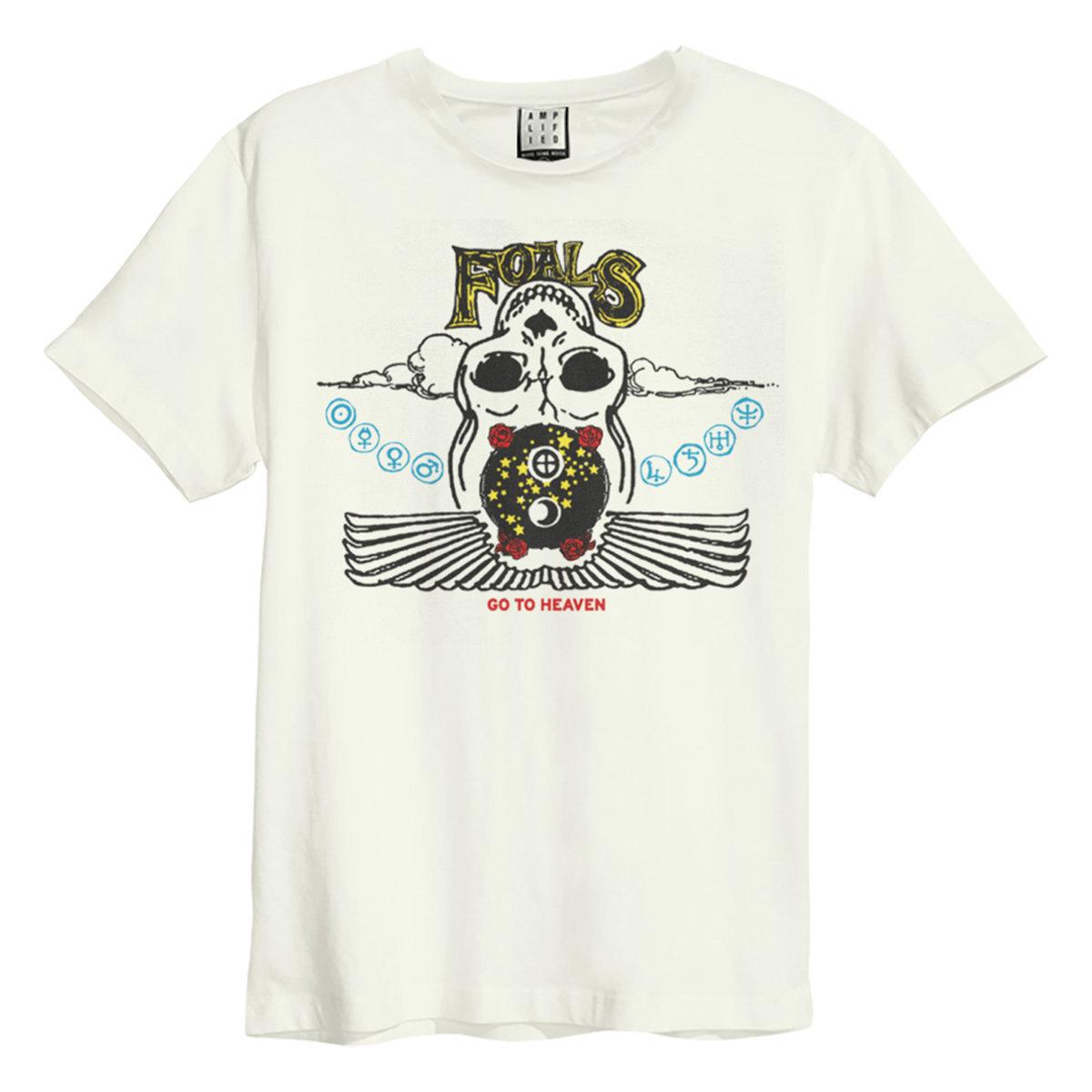 Vintage White - Front - Amplified Unisex Adult Go To Heaven Foal T-Shirt