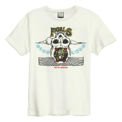 Vintage White - Front - Amplified Unisex Adult Go To Heaven Foal T-Shirt