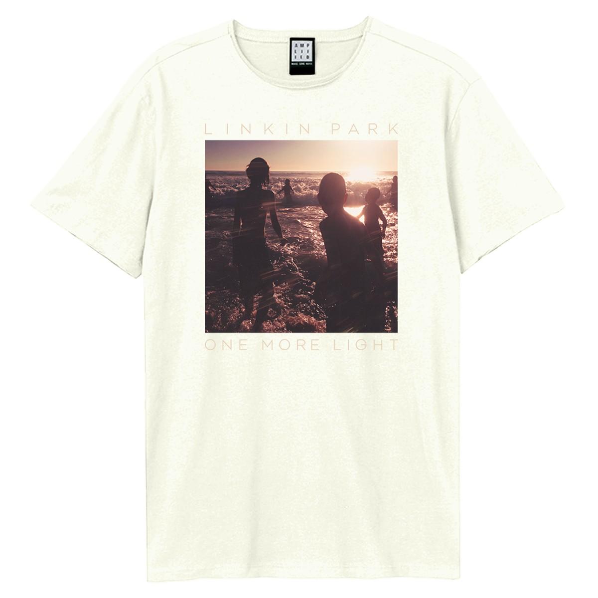 Vintage White - Front - Amplified Unisex Adult One More Light Linkin Park T-Shirt