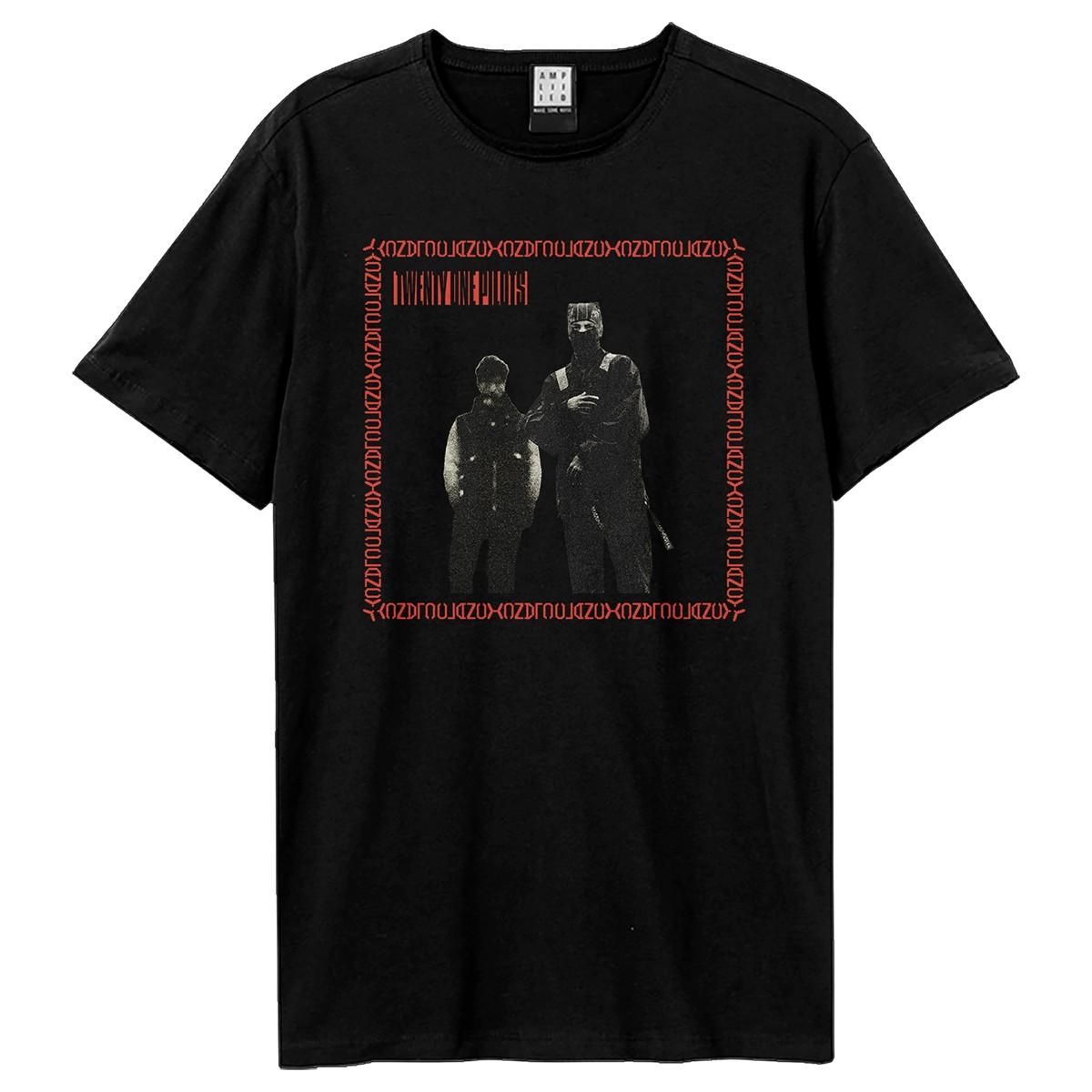 Black - Front - Amplified Unisex Adult Rune Frame Twenty One Pilots T-Shirt