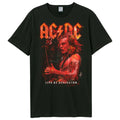 Black - Front - Amplified Unisex Adult Live At Donington AC-DC T-Shirt