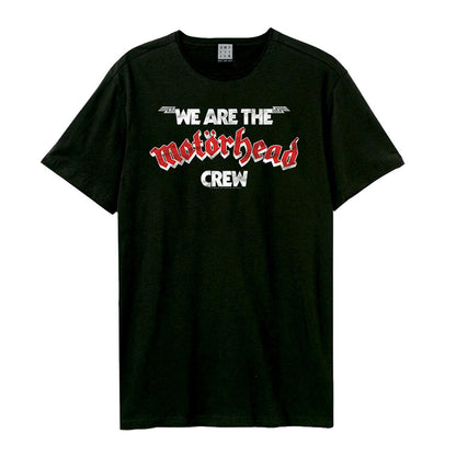 Black - Front - Amplified Unisex Adult Crew Motorhead T-Shirt
