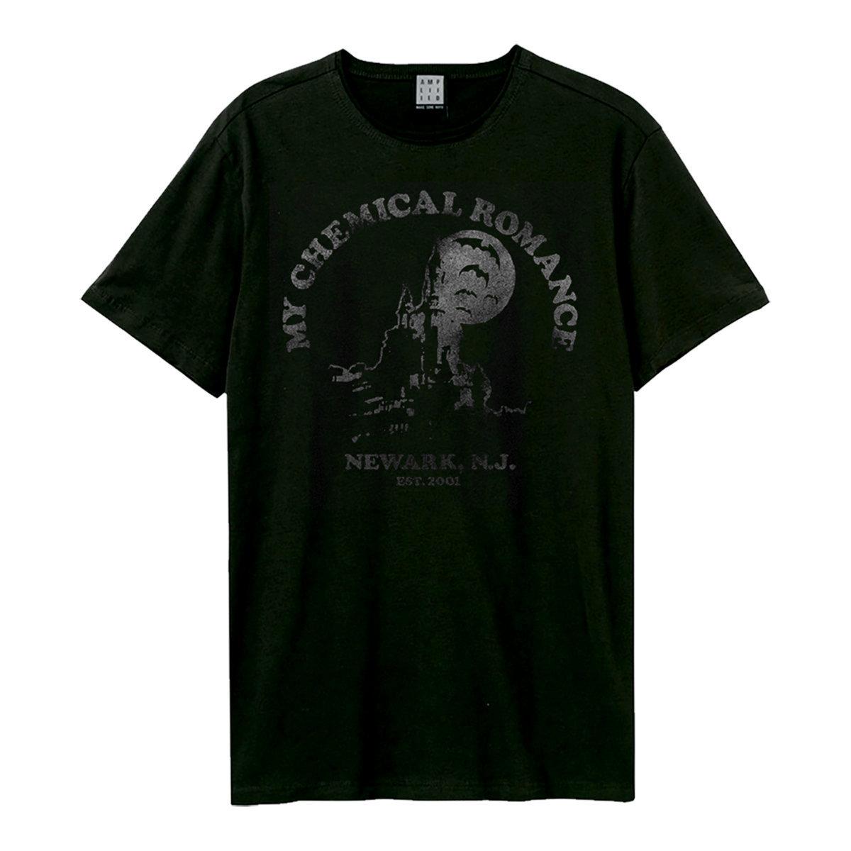 Black - Front - Amplified Unisex Adult Newark Castle My Chemical Romance T-Shirt