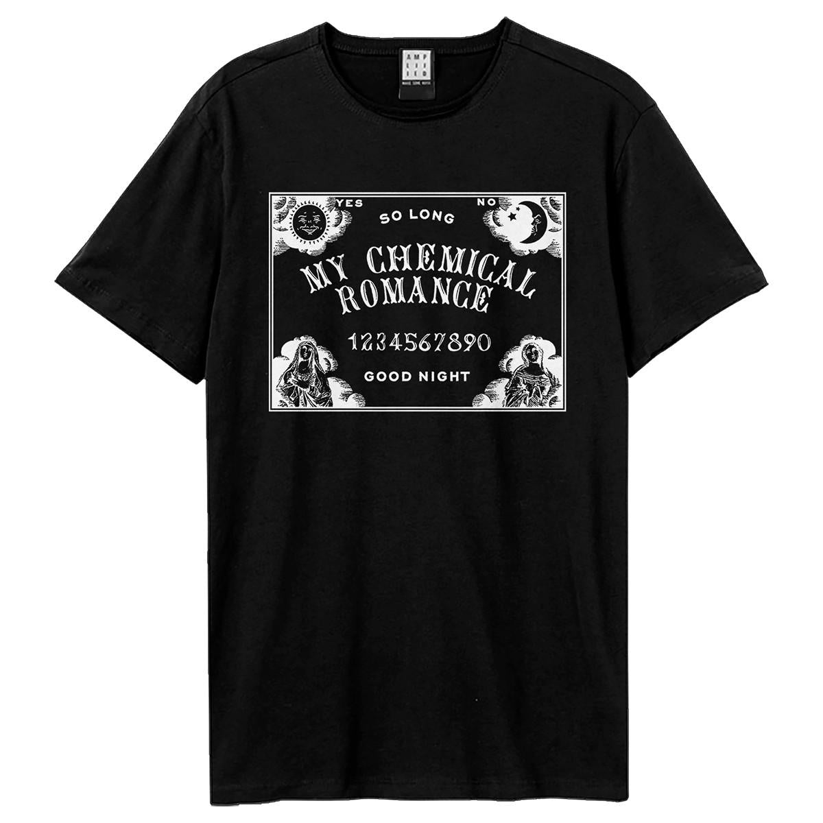 Black - Front - Amplified Unisex Adult Ouija My Chemical Romance T-Shirt
