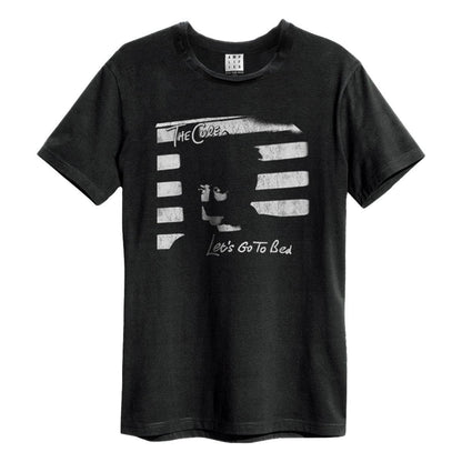 Black - Front - Amplified Unisex Adult Let´s Go To Bed The Cure T-Shirt