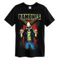 Black - Front - Amplified Unisex Adult Gabba Gabba Ramones T-Shirt