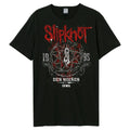 Black - Front - Amplified Unisex Adult Des Moines Slipknot T-Shirt