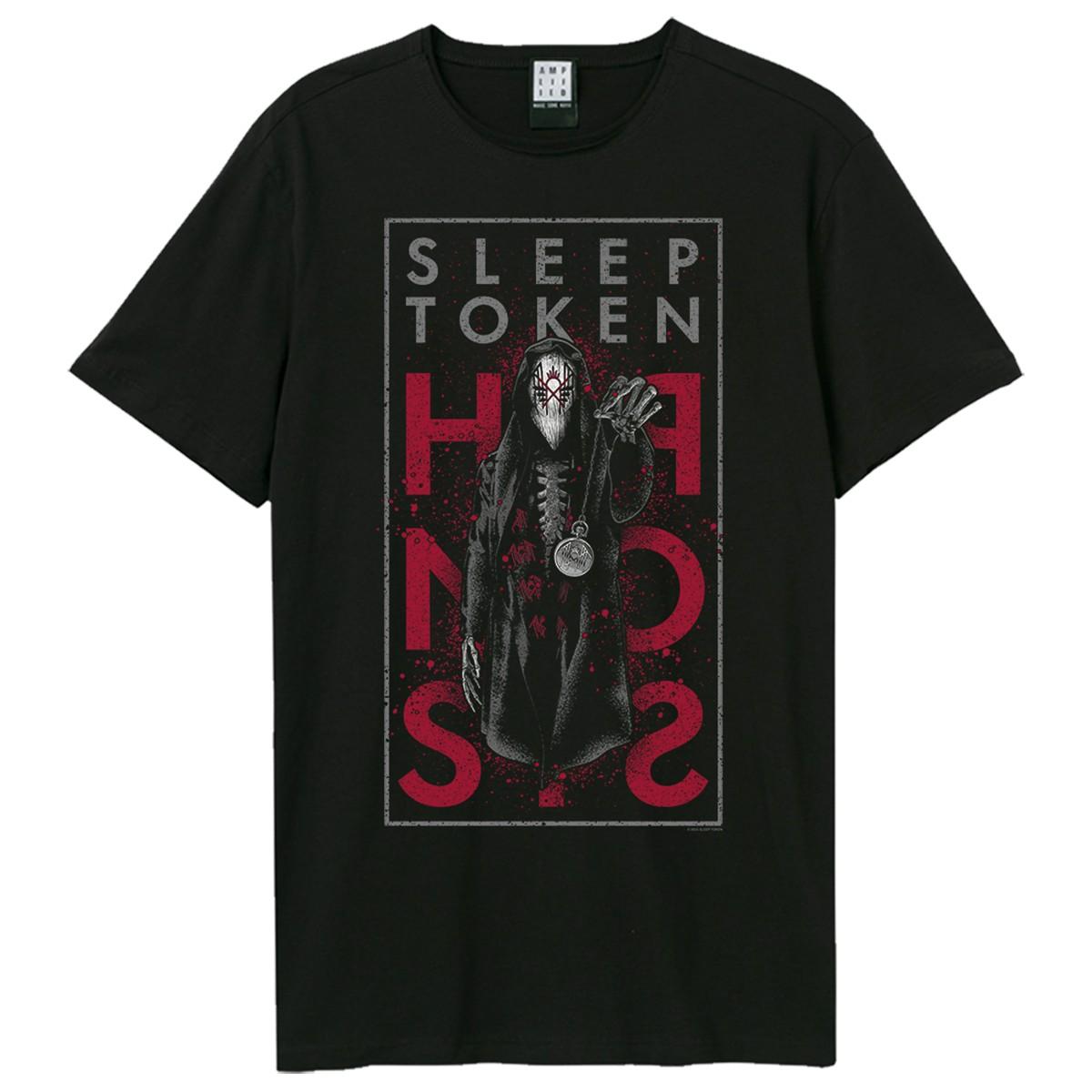 Black - Front - Amplified Unisex Adult Hypnosis Sleep Token T-Shirt