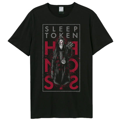 Black - Front - Amplified Unisex Adult Hypnosis Sleep Token T-Shirt