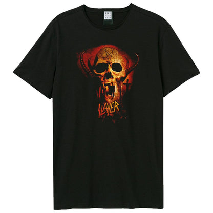 Black - Front - Amplified Unisex Adult Skull Slayer T-Shirt