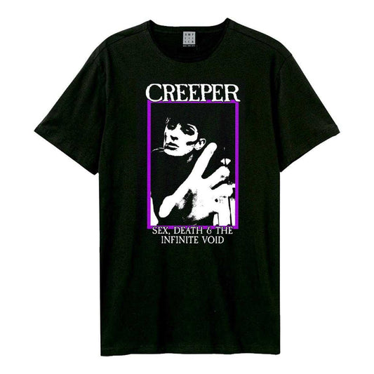 Black - Front - Amplified Unisex Adult Sex Death & The Infinite Void Creeper T-Shirt