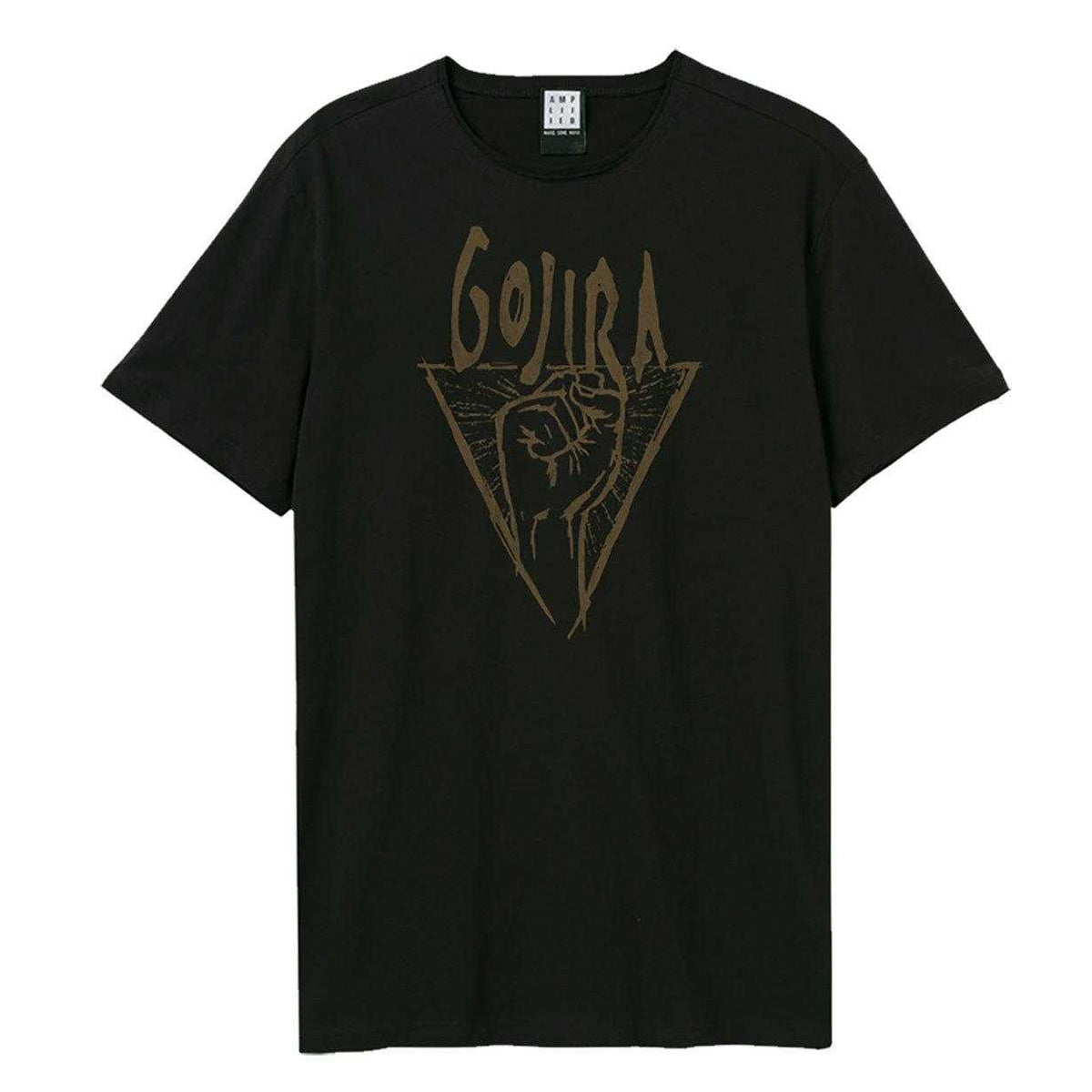 Black - Front - Amplified Unisex Adult Power Glove Gojira T-Shirt
