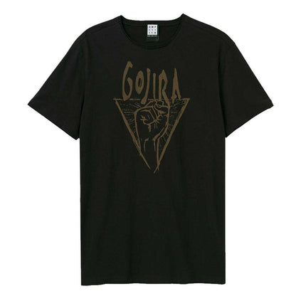 Black - Front - Amplified Unisex Adult Power Glove Gojira T-Shirt