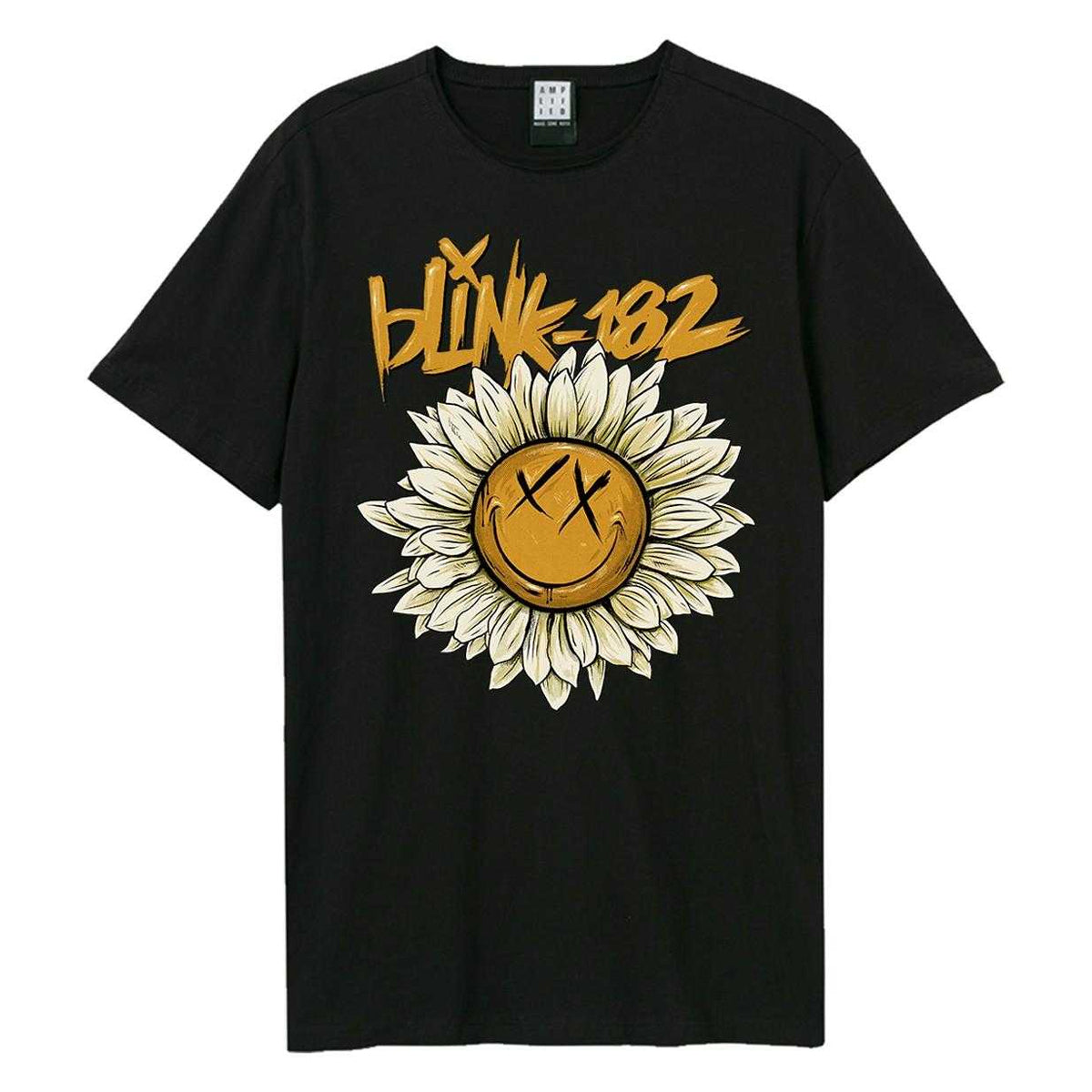 Black - Front - Amplified Unisex Adult Daisy Blink 182 T-Shirt