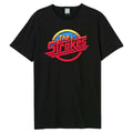 Black - Front - Amplified Unisex Adult La Surf The Strokes Logo T-Shirt