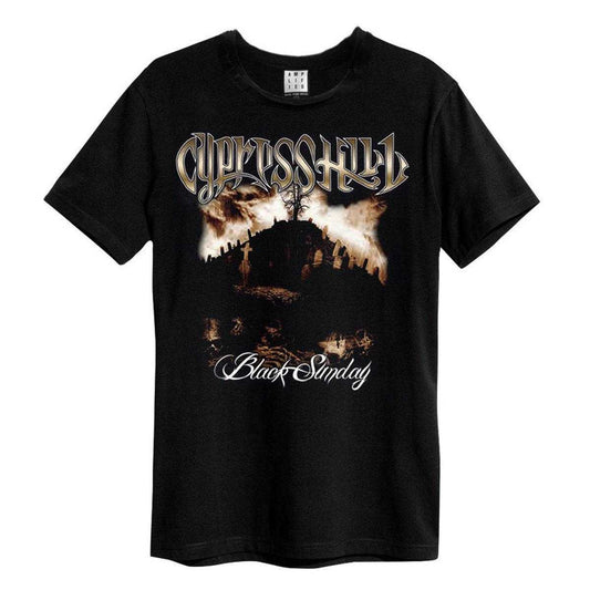 Black - Front - Amplified Unisex Adult Black Sunday Cypress Hill T-Shirt