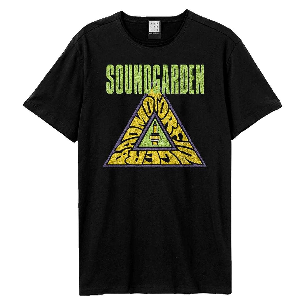 Black - Front - Amplified Unisex Adult Badmotorfinger T-Shirt