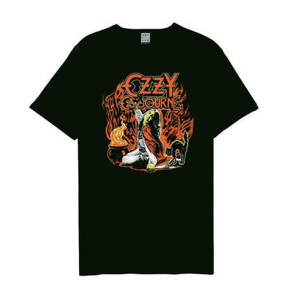 Black - Front - Amplified Unisex Adult Blizzard Of Halloween Ozzy Osbourne T-Shirt